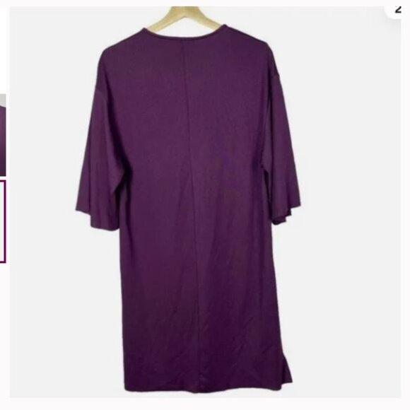 Zara Purple Plum Shift Dress Size small - Picture 3 of 3